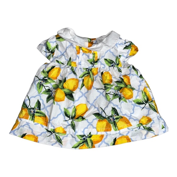 Janie and Jack Other - Janie and Jack lemon print dress 6month
